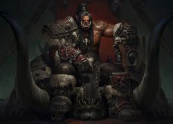 World of Warcraft: Warlords of Draenor, Ork, Grommash Hellscream, Tron