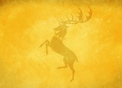 Herb rodu Baratheon z serialu Gra o Tron