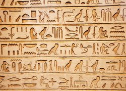 Egipskie, Pismo, Hieroglify