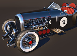 Zabytkowy, Austro Daimler Torpedo, 1929, Hot Rod