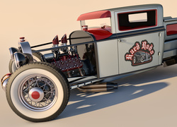 Zabytkowy, Ford Model A Pickup, 1930, Hot Rod