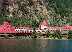 Hotel, Three Valley Lake Chateau, Revelstoke, Prowincja Kolumbia Brytyjska, Kanada