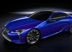 Hybrydowy niebieski Lexus LC500h rocznik 2016