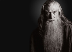 Ian McKellen jako filmowy czarodziej Gandalf