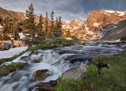 Indian Peaks Wilderness, Stan Kolorado, Stany Zjednoczone, Góry, Rzeka