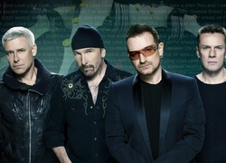 U2, Irlandzki, Zespół, Rock, Adam Clayton, The Edge, Bono, Larry Mullen