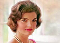 Kobieta, Jacqueline Kennedy Onassis, Grafika