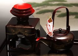 Japoński zestaw do parzenia herbaty