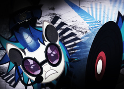 Jednorożec Vinyl Scratch z serialu animowanego My Little Pony