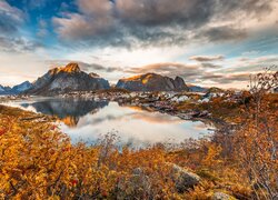 Jesień na norweskich Lofotach