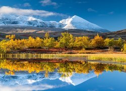 Jesienny krajobraz Parku Narodowego Rondane