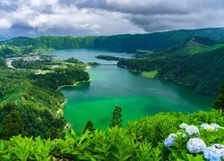 Jeziora Azul i Verde na Azorach