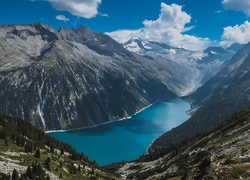 Jezioro Achensee w austriackich górach