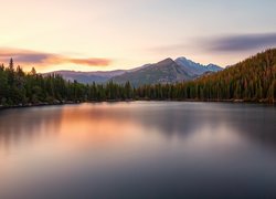 Jezioro Bear Lake na tle Gór Skalistych