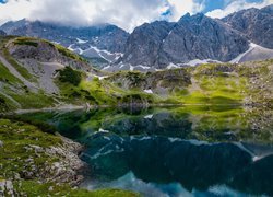 Austria, Jezioro Drachensee, Gmina See, Góry, Odbicie