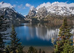 Jezioro Jenny Lake w stanie Wyoming