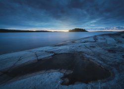 Jezioro Ładoga w Republice Karelii