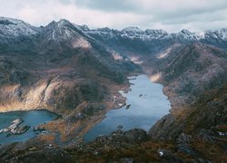 Góry, Cuillin Hills, Jezioro, Loch Coruisk, Wyspa, Skye, Szkocja