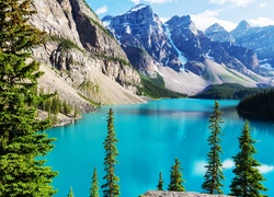 Góry, Jezioro Louise, Park Narodowy Banff, Kanada
