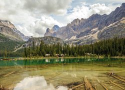 Góry Canadian Rockies, Góra Odaray Mountain, Jezioro OHara, Park Narodowy Yoho, Prowincja Kolumbia Brytyjska, Kanada