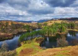 Jezioro Tarn Hows w Parku Narodowym Lake District