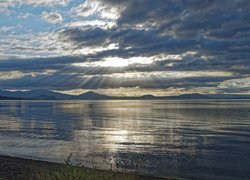 Nowa Zelandia, Jezioro Taupo, Niebo