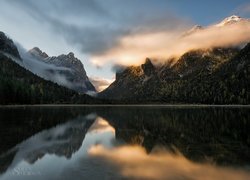 Jezioro Toblacher See we włoskiej prowincji Bolzano