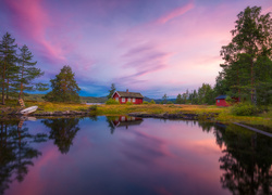 Jezioro Vaeleren w norweskim Ringerike