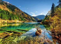 Jiuzhaigou-rezerwat przyrody w chińskiej prowincji Syczuan