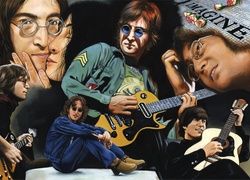 John Lennon w grafice paintography