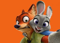 Film animowany, Zwierzogród, Króliczka Judy Hopps, Lis Nick Bajer