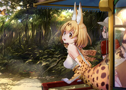 Kaban i Serval z anime Kemono Friends