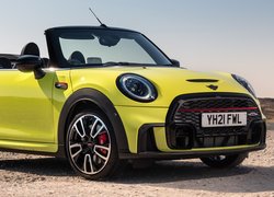 Żółty, Mini John Cooper Works, Kabriolet