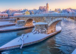 Kamienny most na Dunaju w Regensburg