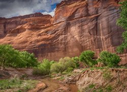 Kanion De Chelly w amerykańskim stanie Arizona