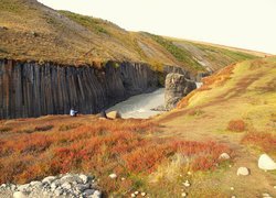 Kanion Studlagil w Islandii