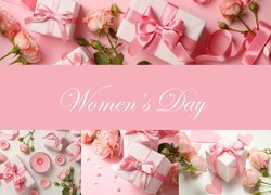 Kartka z napisem Womens Day