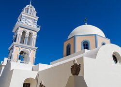 Katedra św. Jana Chrzciciela na greckiej wyspie Santorini