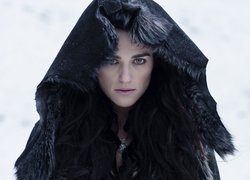 Kobieta, Aktorka, Katie McGrath, Serial, Przygody Merlina, The Adventures of Merlin, Płaszcz, Kaptur