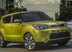 Kia Soul w kolorze oliwkowym