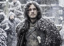 Kit Harington jako Jon Snow w serialu Gra o Tron