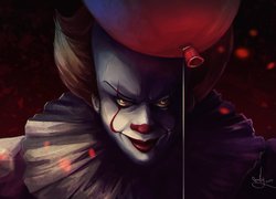 Klaun Pennywise w grafice