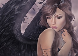 Kobieta - czarny anioł