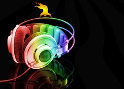 Kolorowe słuchawki