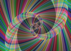Kolorowe tło tworzące spiralę