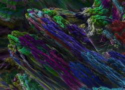 Fraktal, Kolorowy, Mandelbulb, 3D