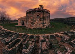 Hiszpania, Segovia, Duraton, Kościół, La Asuncion de María, Drzewa