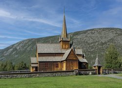 Kościół, Lom stavkirke, Norwegia