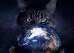 Kot, Planeta, Ziemia, Grafika