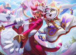 Gra, League of Legends, Cats vs Dogs, Postacie, Nidalee, Yuumi, April Fools